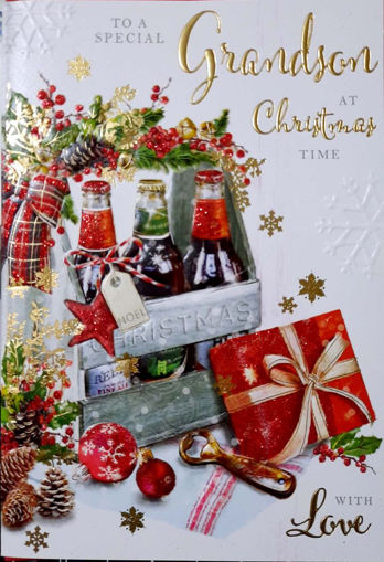 Picture of SPECIAL GRANDSON CHRISTMAS CARD